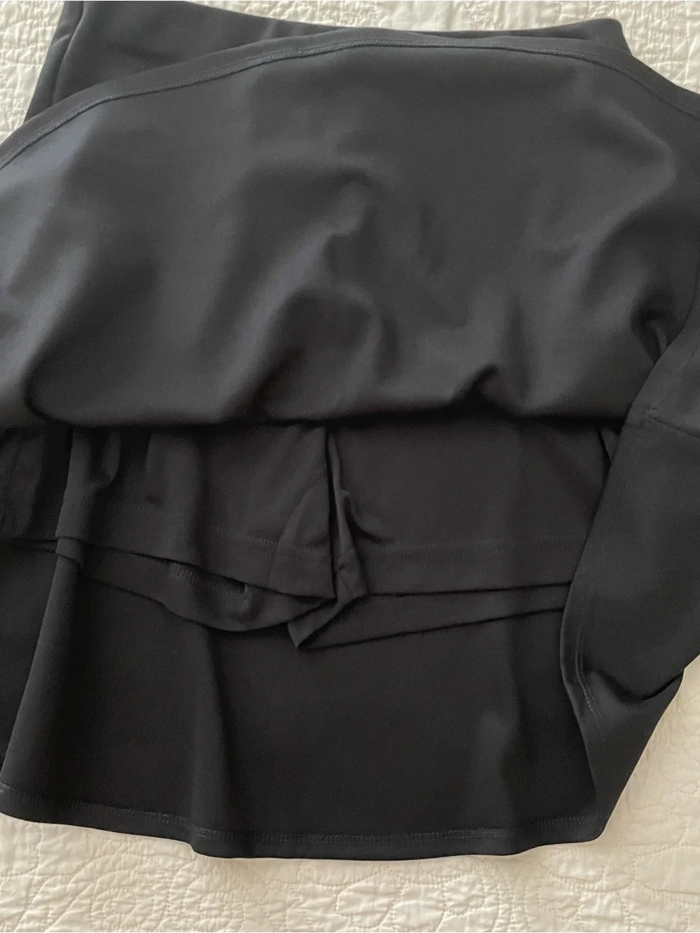 NWT Tommy Hilfiger Big Girls School Uniform A Line Skort Size 14 Black